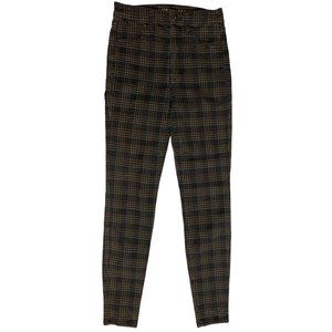 American Eagle Outfitters 'Super Hi-Rise Jegging' Womens Jeans Size 00 Checked